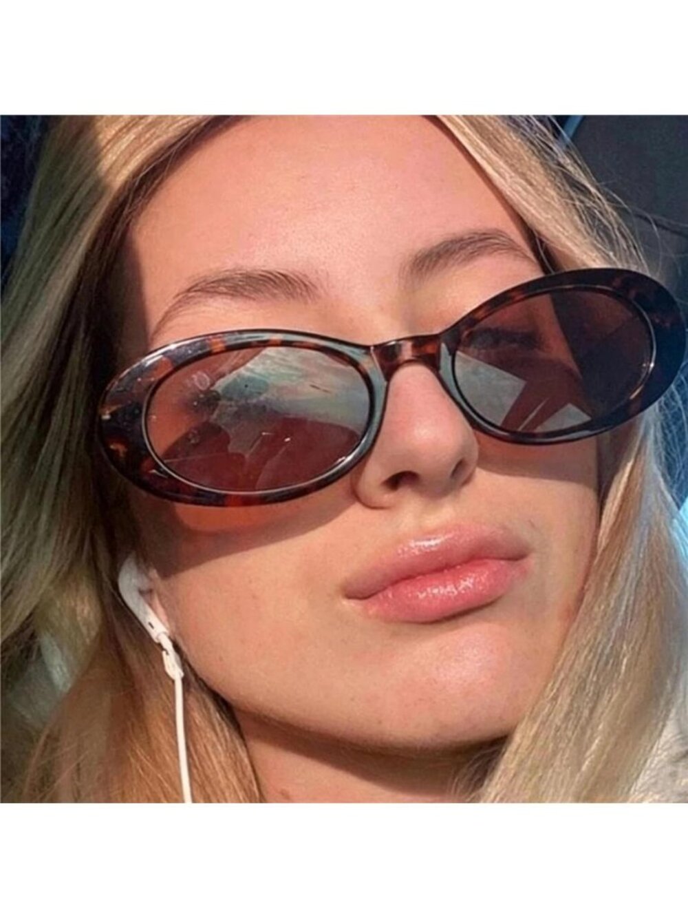 Retro Small Oval  Sunglasses